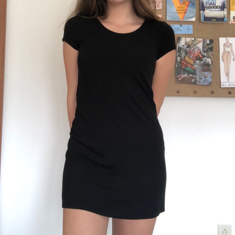 !! perfect casual black dress !!